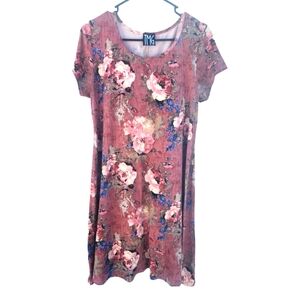 TMG soft floral dress size L
